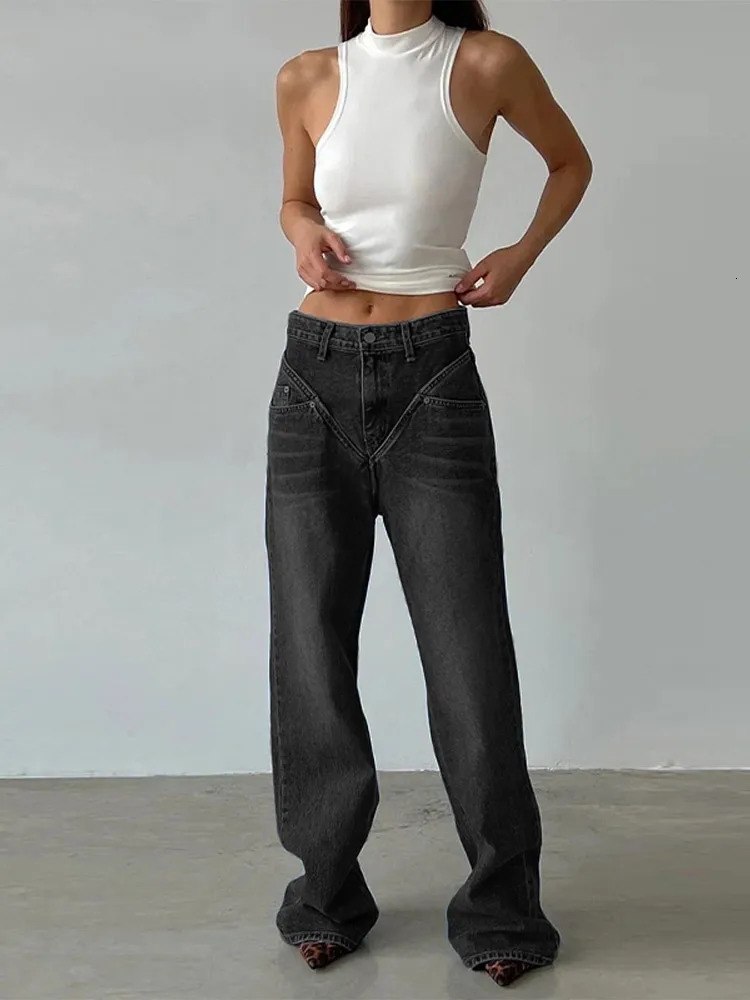 er Vintage Y2k Womans Jeans Korean Fashion Streetwear Harajuku Coquette Spring Denim Pant Grunge Gyaru Trousers Aesthetic 250811