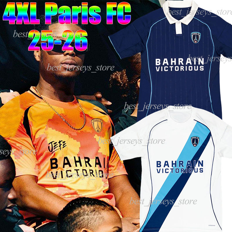 4XL 25/26 Paris FC 3rd Soccer Jerseys 2025 KRASSO HAMEL KEBBAL GORY CAFARO LOPEZ CAMARA DICKO MARCHETTI DOUCET MBOW KOLO KOLO men kids kits sets football shirts