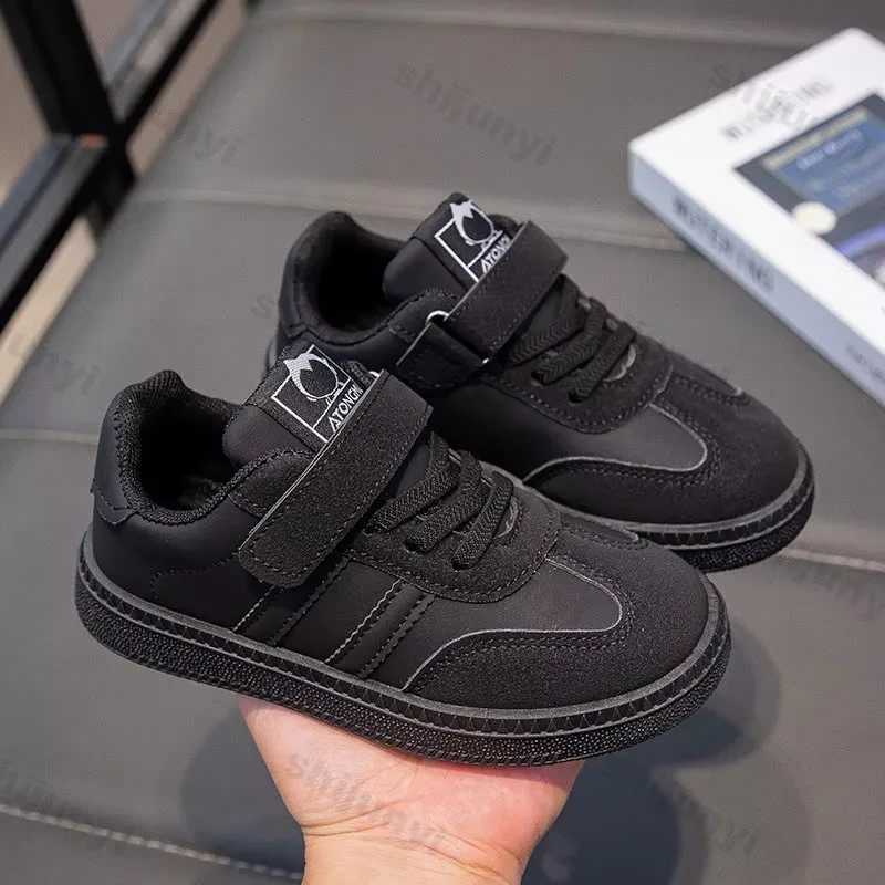 100% Cotton Kids Shoes Casual Sneakers Non-slip Soft Bottom Spring Outdoor Boys Girls Running Shoes 4-16 Years Old Kids Toddler Shoes M250812