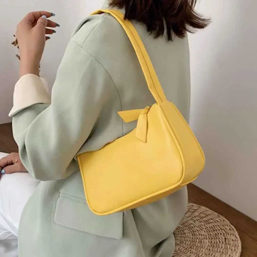 Women Handle Bag Handbag PU Leather Shoulder Totes Underarm Vintage Top Handle Bag Female Small Underarm Bag New Z250812