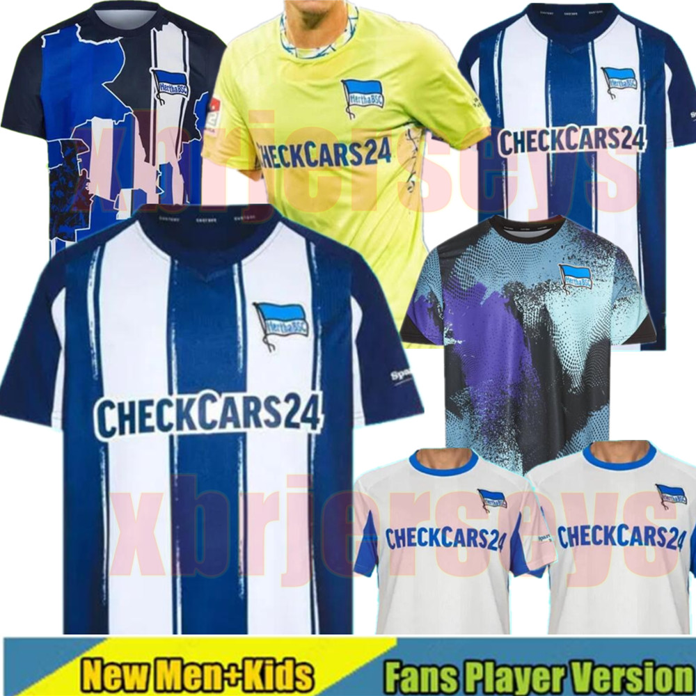 25 26 Hertha BSC Berlin Soccer Jerseys 2025 2026 PREVLJAK MARTEN WINKLER MICKAEL SCHULER FABIAN REESE CUISANCE Hertha BSC Fan Football Shirts Men kits Krattenmacher