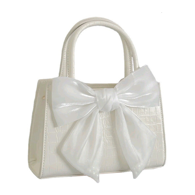 designer bag 2025 Niche Design New Women's Bag Fairy Style Bowknot Handbag Small Square Bag Luxury bag Sweetheart Girl Shoulder Crossbody Bag