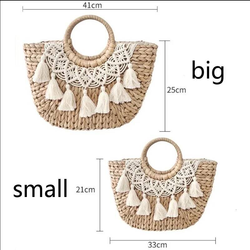 Grass New Corn Skin Handbag Pastoral Weaving Casual Vine Woven Bag Retro Chinese Style Practical high-quality