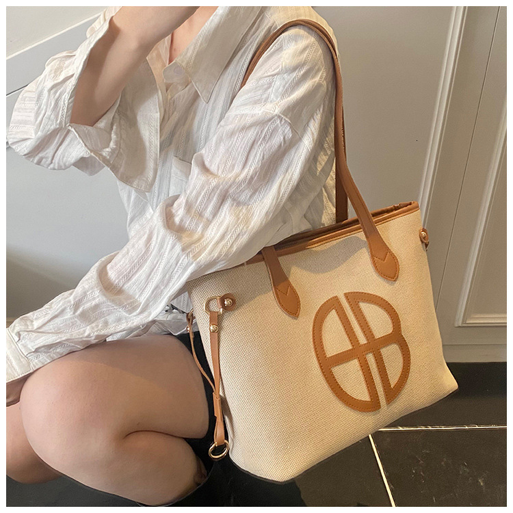 Commuter Large Capacity Underarm Bag 2025 New Women's Designer Casual Fashion Shoulder Bag Elegant Color Block Handbag High Quality Evening Dress