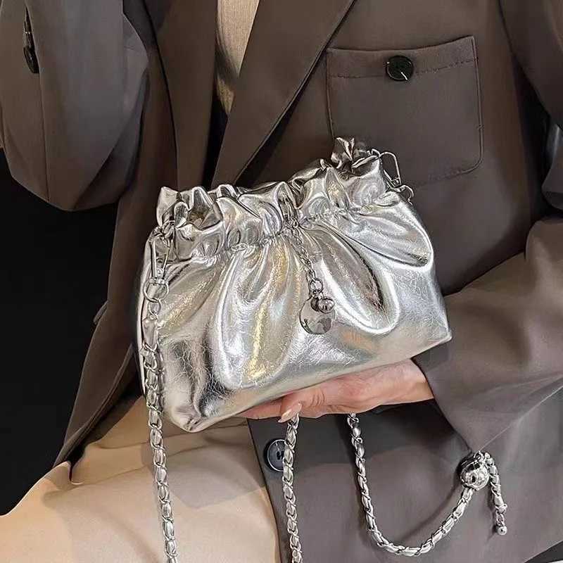 2K Millennium Ladies Fashion Chain Shoulder Bag Water Bucket Crossbody Bag Sli Summer New Arrival Artificial Leather Z250812