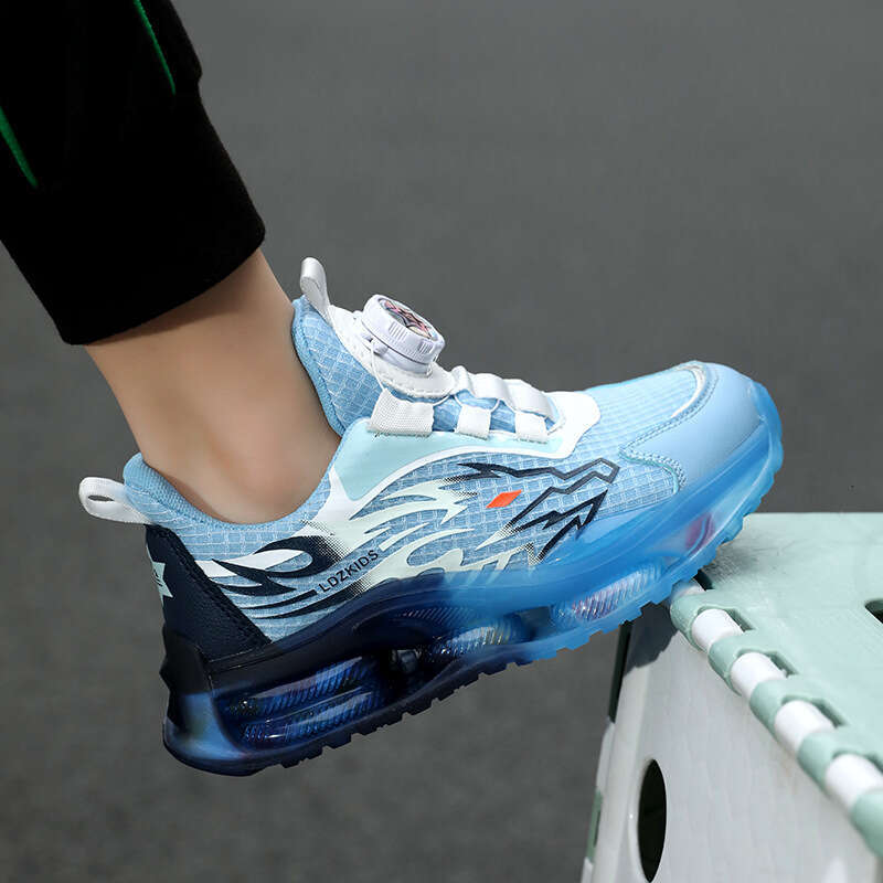 Boys' 2023 New Children's Sports with Rotating Free shipping Buckle for Big Kids Spring and Autumn Girls' Lightweight Running Shoes