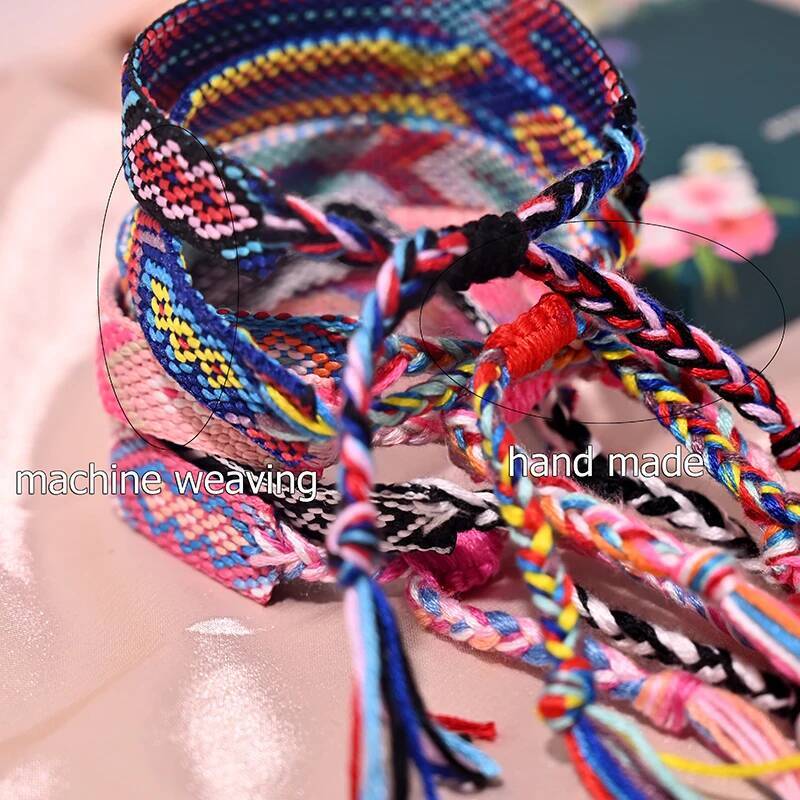 12 Colors Bohemia Friendship Tassel Bracelet for Women Fashion Cotton Rope Weaveing Summer Beach Boho Girl Bracelets