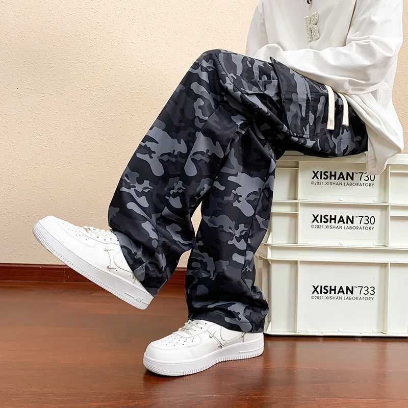 Military Cargo Pants Men Multiple Pockets Camouflage Parachute Pants Y2k Baggy Pants Outdoor Hiking Workout Streetwear Trousers X250812