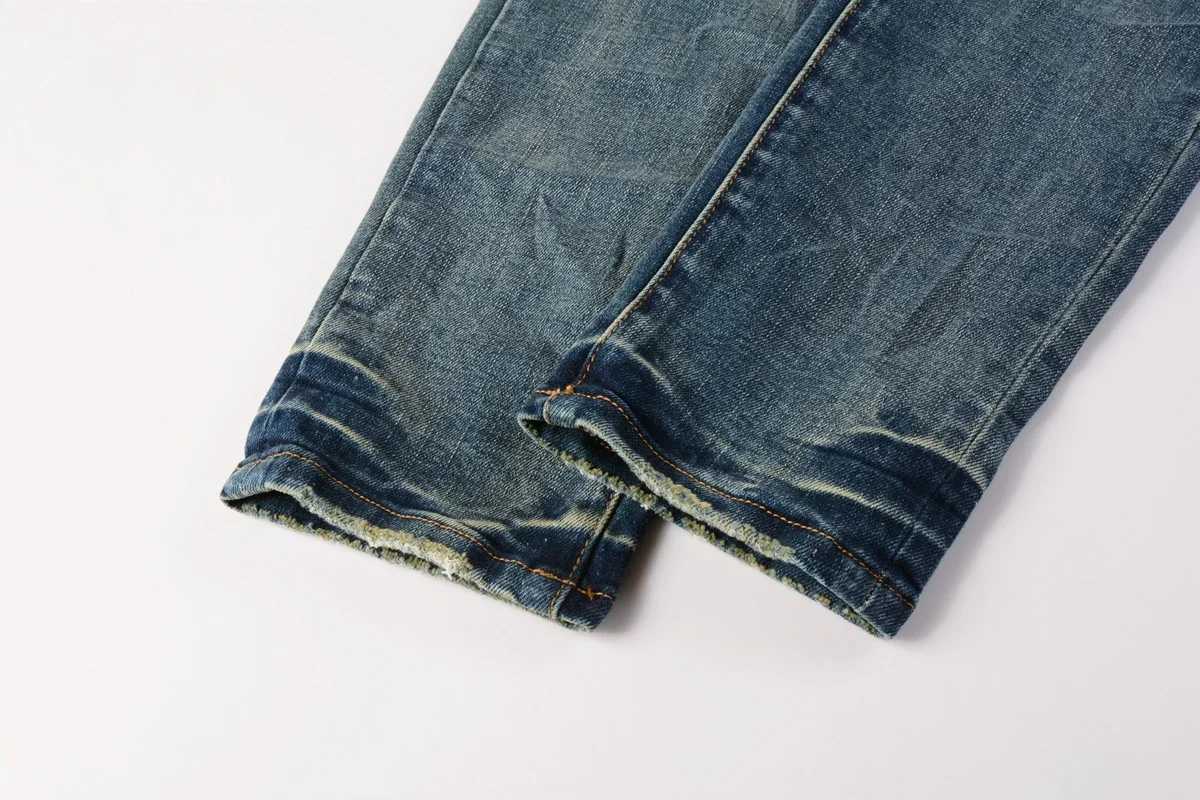 American Jeans High Street Ripped Blue Jeans 9055 Pants X250812
