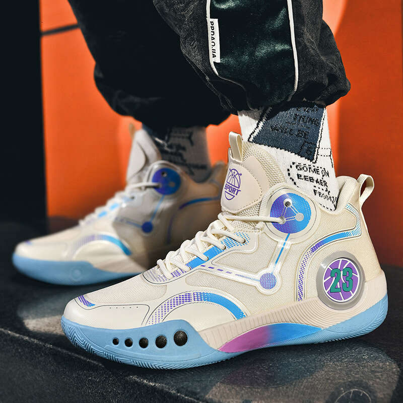 Basketball Free shipping Men's Fashion Student Dad Rubber Sole Cement Floor Anti-Slip Combat Boots Women's Sports Shoes