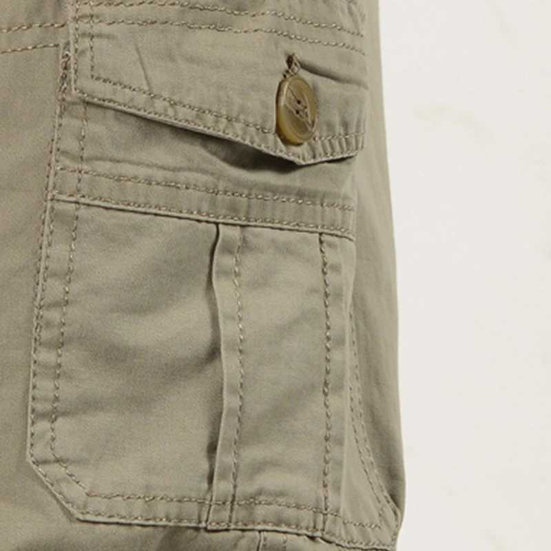 ippolich 2025 mens casual work pants mens workwear casual cotton pants fashionable comfortable pants multi-pocket loose pants W250812