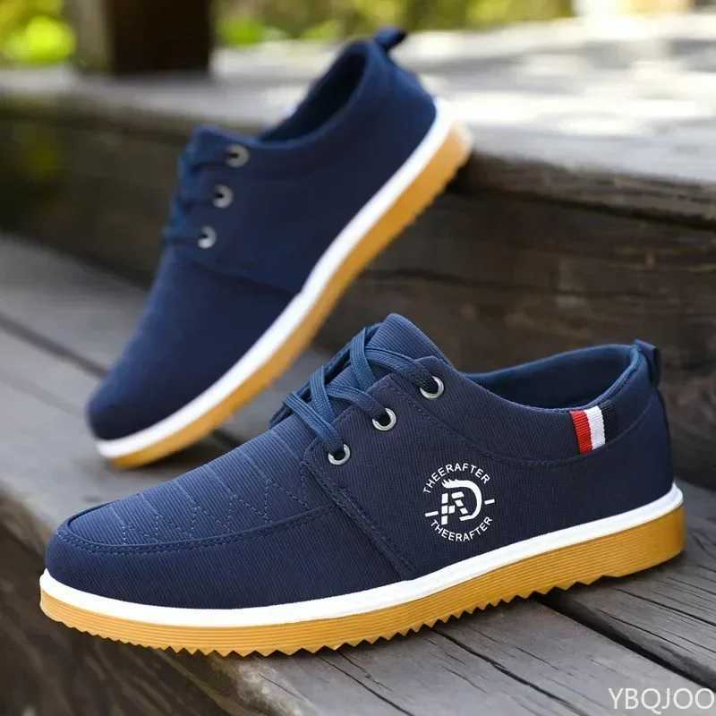 Man Canvas Shoes Fashion Platform Sneakers for Men Casual Walking Breathable Shoes Male Loafers Mens Shoes 2025 Z250812