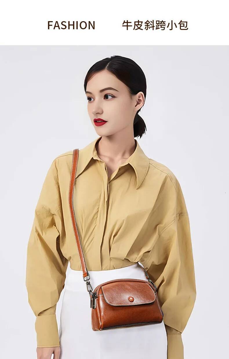 2025 Small Shell bag leather lipstick Pouch lady cellphone purse designer shoulder crossbody handbag mini ddmymarket