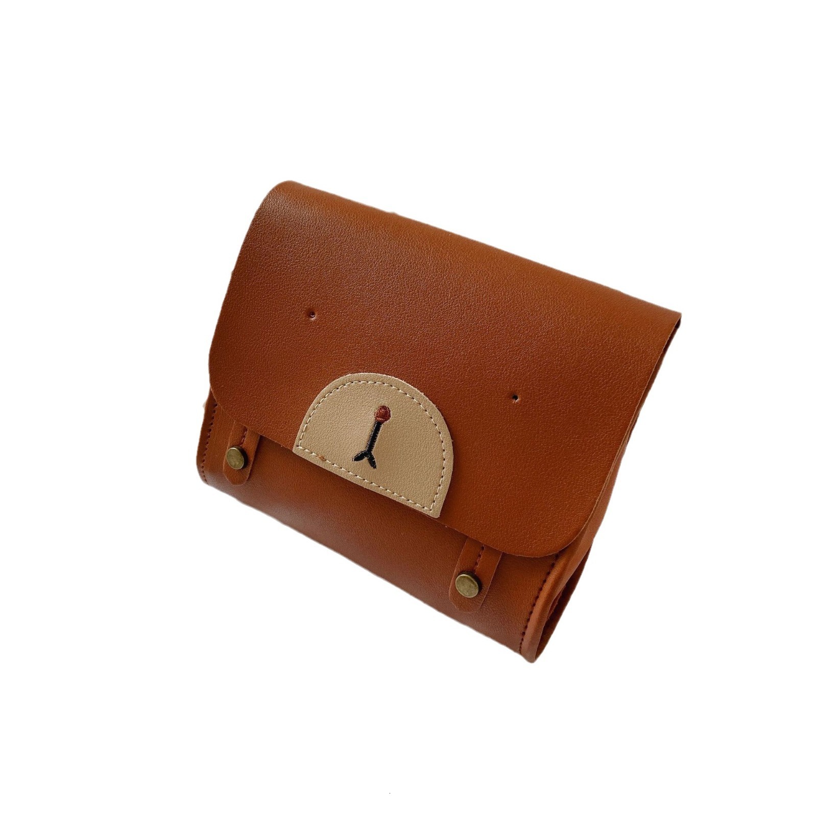 New Fashionable Design Elegant Solid Color Cute Bear PU Texture Shoulder Crossbody Small Square Bag ddmymarket