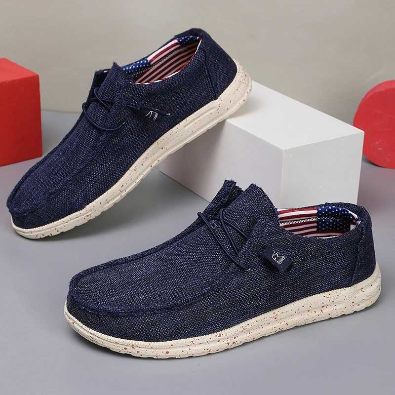 Men Casual Canvas Shoes Mens Loafers Breathable Slip on Flats Male Vulcanized Shoes Driving Shoes Plus Size 47 Walking Sneakers Z250812