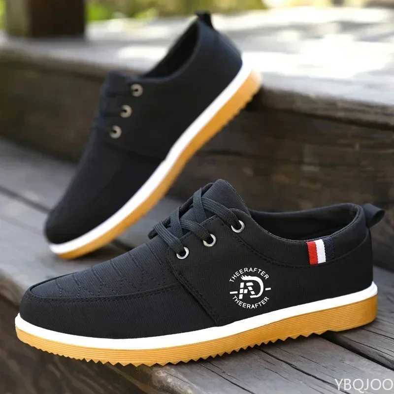 Man Canvas Shoes Fashion Platform Sneakers for Men Casual Walking Breathable Shoes Male Loafers Mens Shoes 2025 Z250812