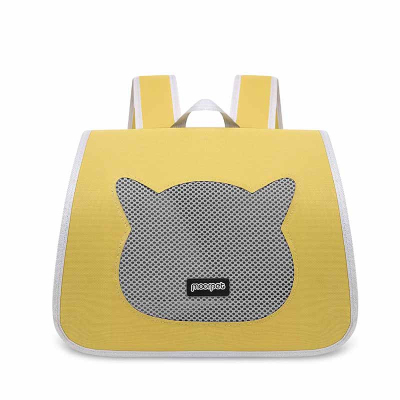 Beni Pet Portable Cat Backpack - Comfortable & Breathable Pet Bag With Side Opening