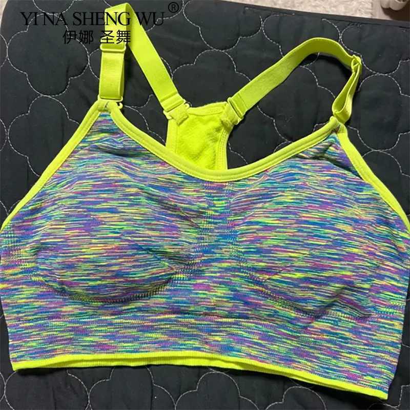Women Sports Bra Breathable Quick Dry Top Shockproof Cross Back Push Up Fitness Active Bra Gym Running Bra Sportwear Z250812