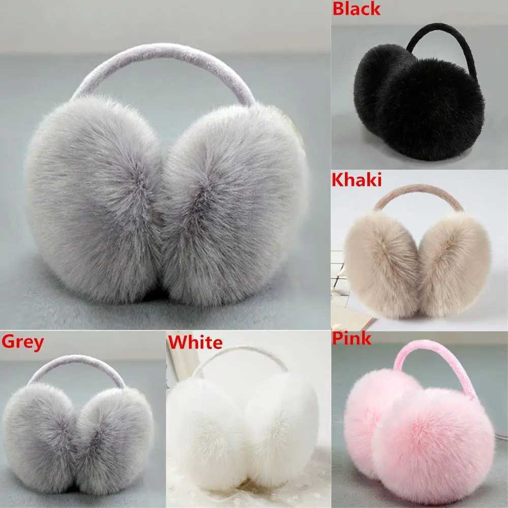 Winter Ear Muffs Warm Earflaps Women Fluffy Cozy Earmuffs Plush Soft Ear Warmer XJ250812