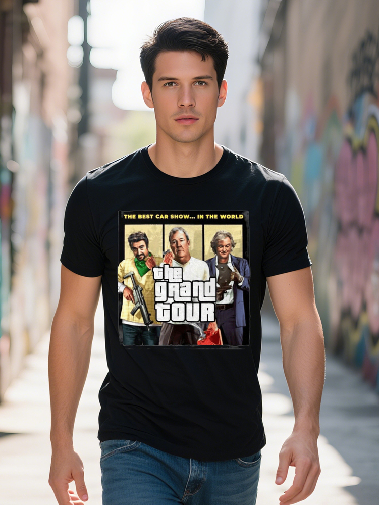Men s Grand Tour GTA Graphic T Shirt Soft Breathable Pure Cotton Plus Size L XL Casual Short Sleeve Crew Neck Tee