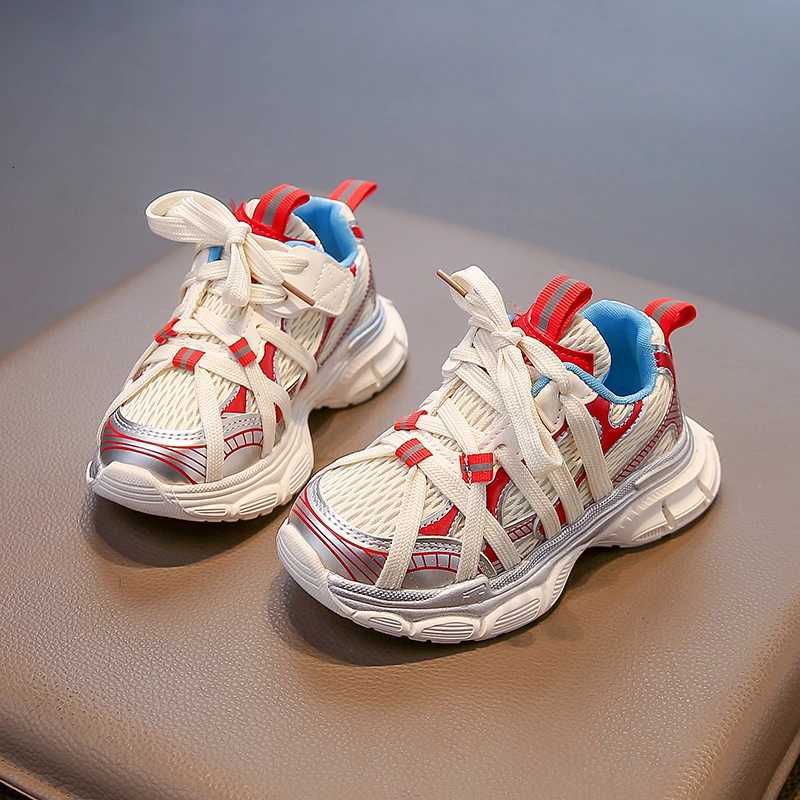 Childrens Basketball Shoes Mesh Breathable Kids Sneakers for Girls Spring Autumn Boys Fashion Chunky Sneakers School Versatile M250812