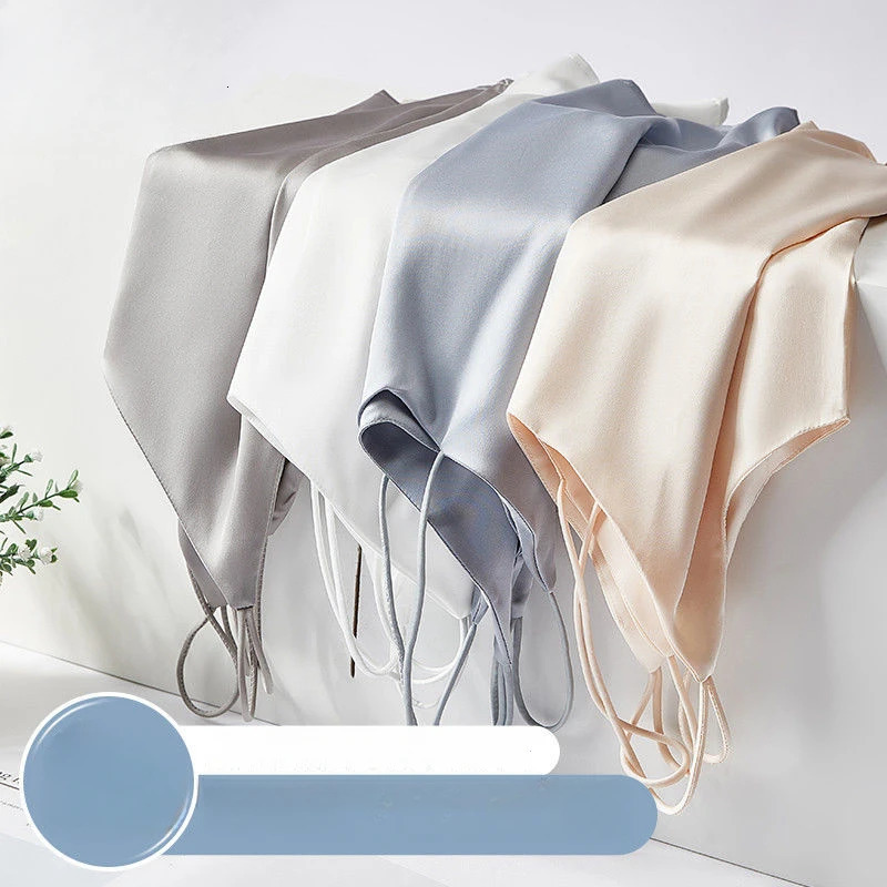 Spaghetti Strap Top Women Halter V Neck Basic White Cami Sleeveless Satin Silk 2025 Tank TopS Summer Camisole 250804