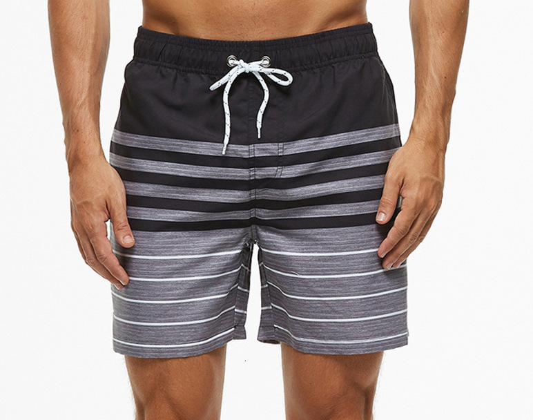 Summer New Men's Loose Casual Four-Quarter Beach Shorts