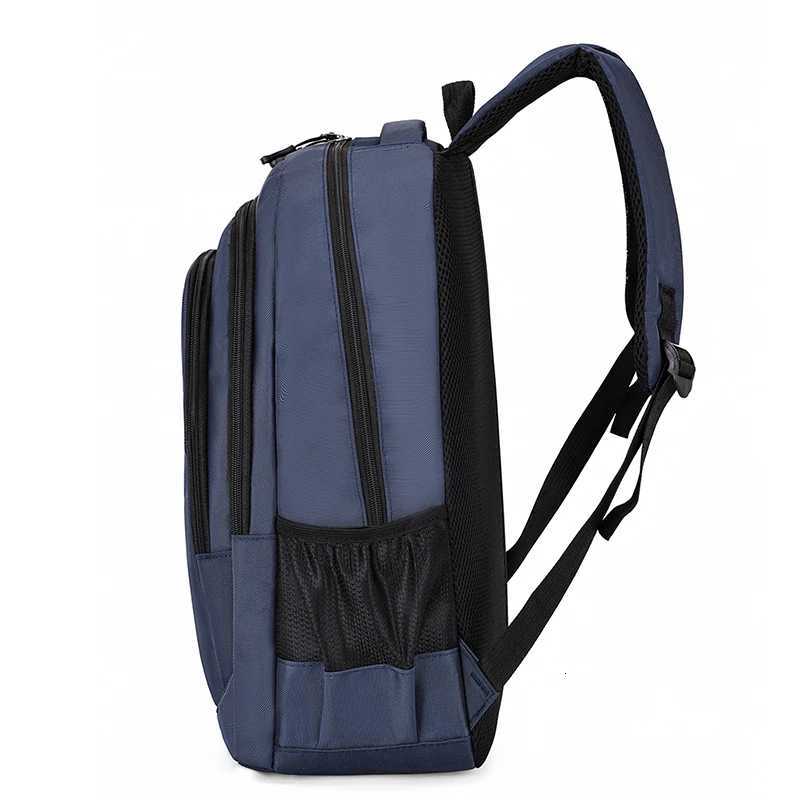 Large-capacity backpack | Adjustable shoulder strap multi-layer design polyester lining laptop backpack Y250811