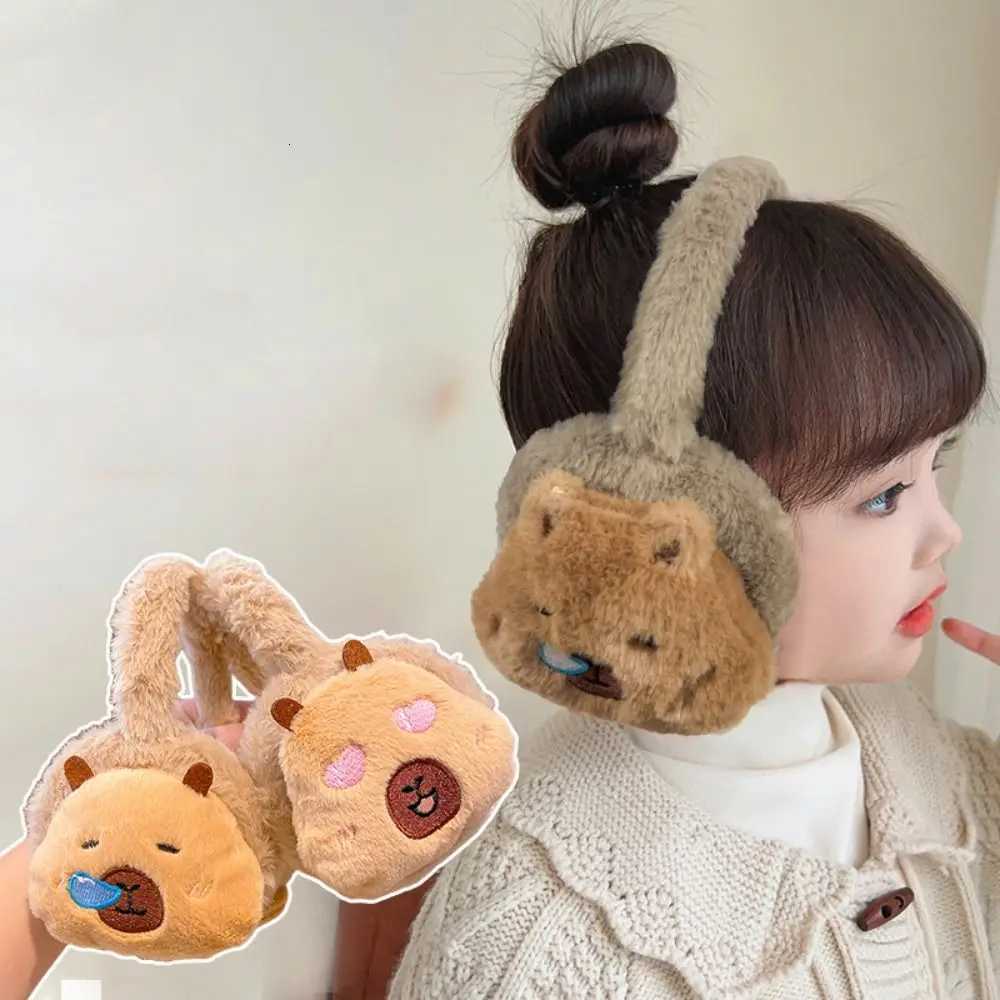 ute Capybara Ear Warm Earmuffs Cartoon Plush Winter Earflaps Windproof Soft Ear Cap Kids XJ250812