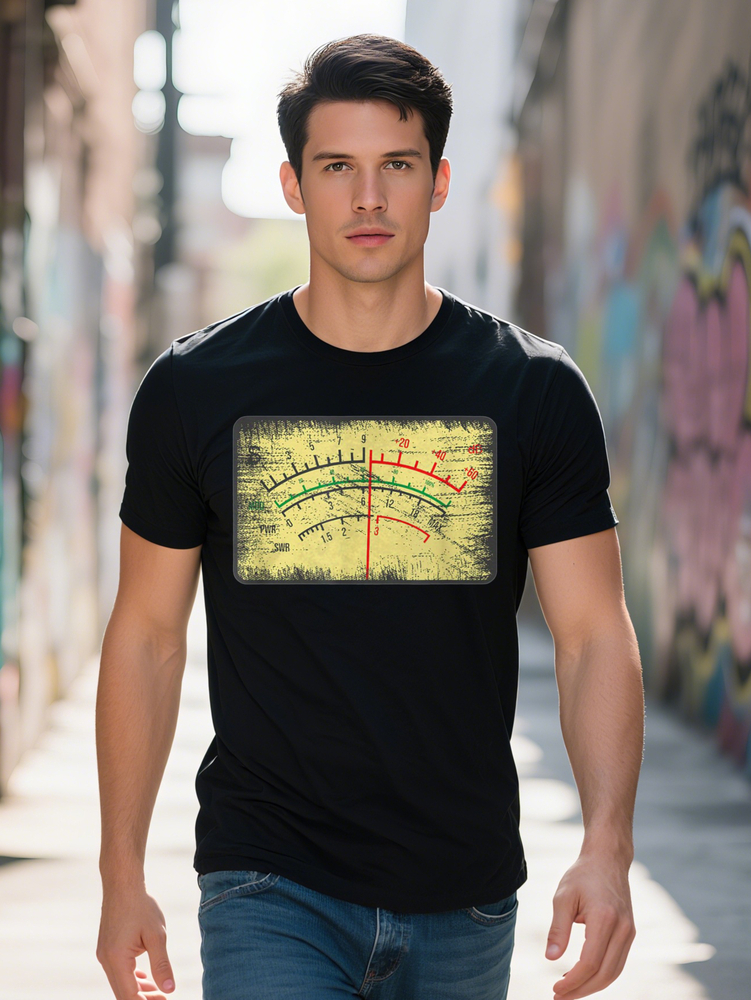 SWR Meter Ham Operator Amateur Radio Enthusiast T Shirt PLUS SIZE L XL