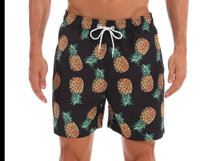 Summer New Men's Loose Casual Four-Quarter Beach Shorts