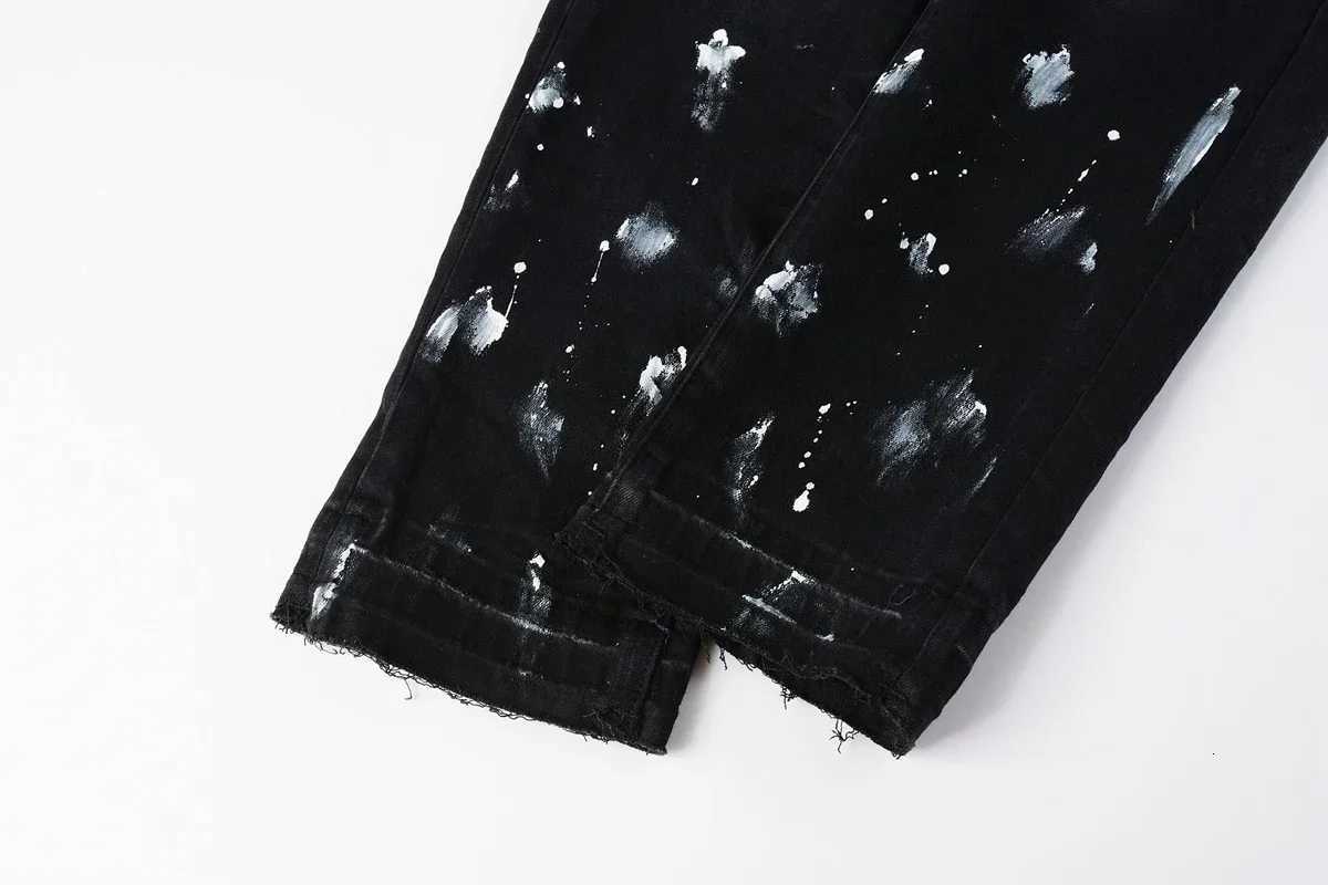 Jeans American High Street Paint Old 9027 Brands Pants X250812