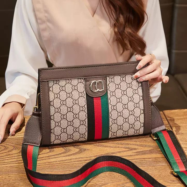 Designer Bag Luxury Shoulder Bag Crossbody Luxury Bag Ladies Purse New Tide Fashion Chain Wide Strap Shoulder Bag Hundred Texture Small Square Bag Tot