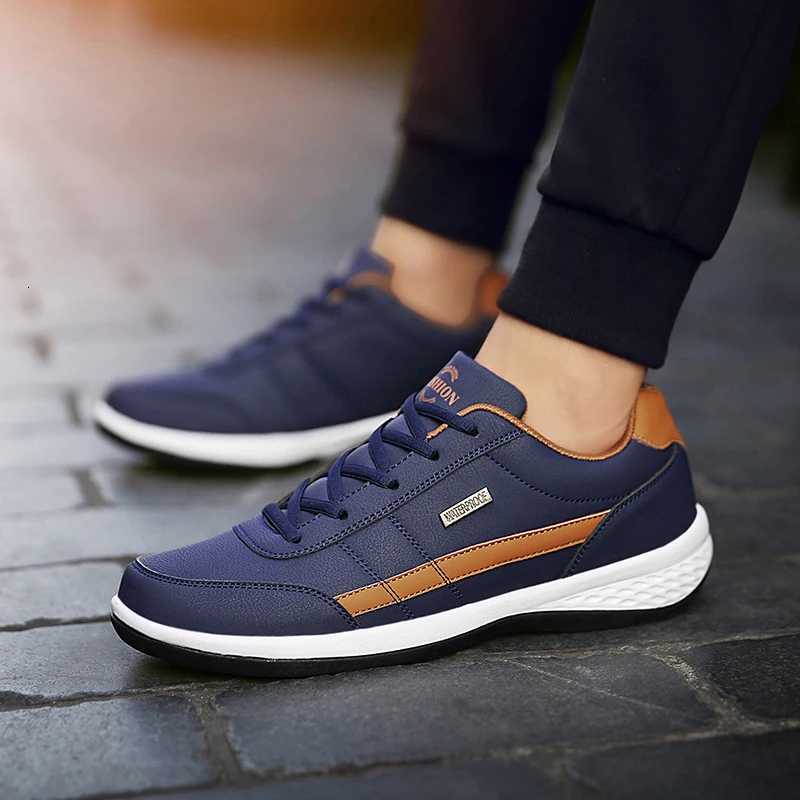 Men Shoes Leather Casual Sports Shoes Outdoor Comfortable Breathable Men Casual Sports Shoes Vulcanized Men Shoes Walking Shoes Z250812
