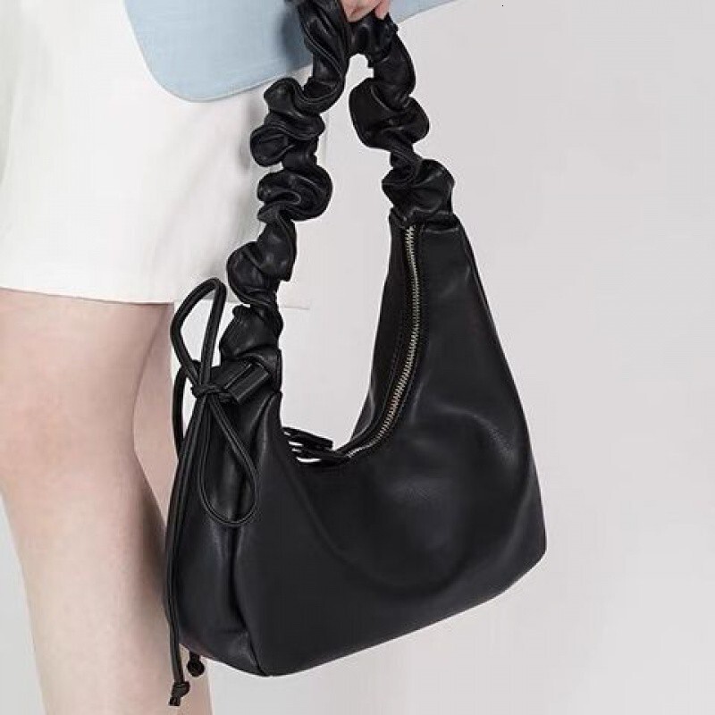 designer bag Niche Luxury bag Design Baguette Bag Single Shoulder Crossbody Pleated Cloud Bag Underarm Bag Fashion Simple Design Women's Bag