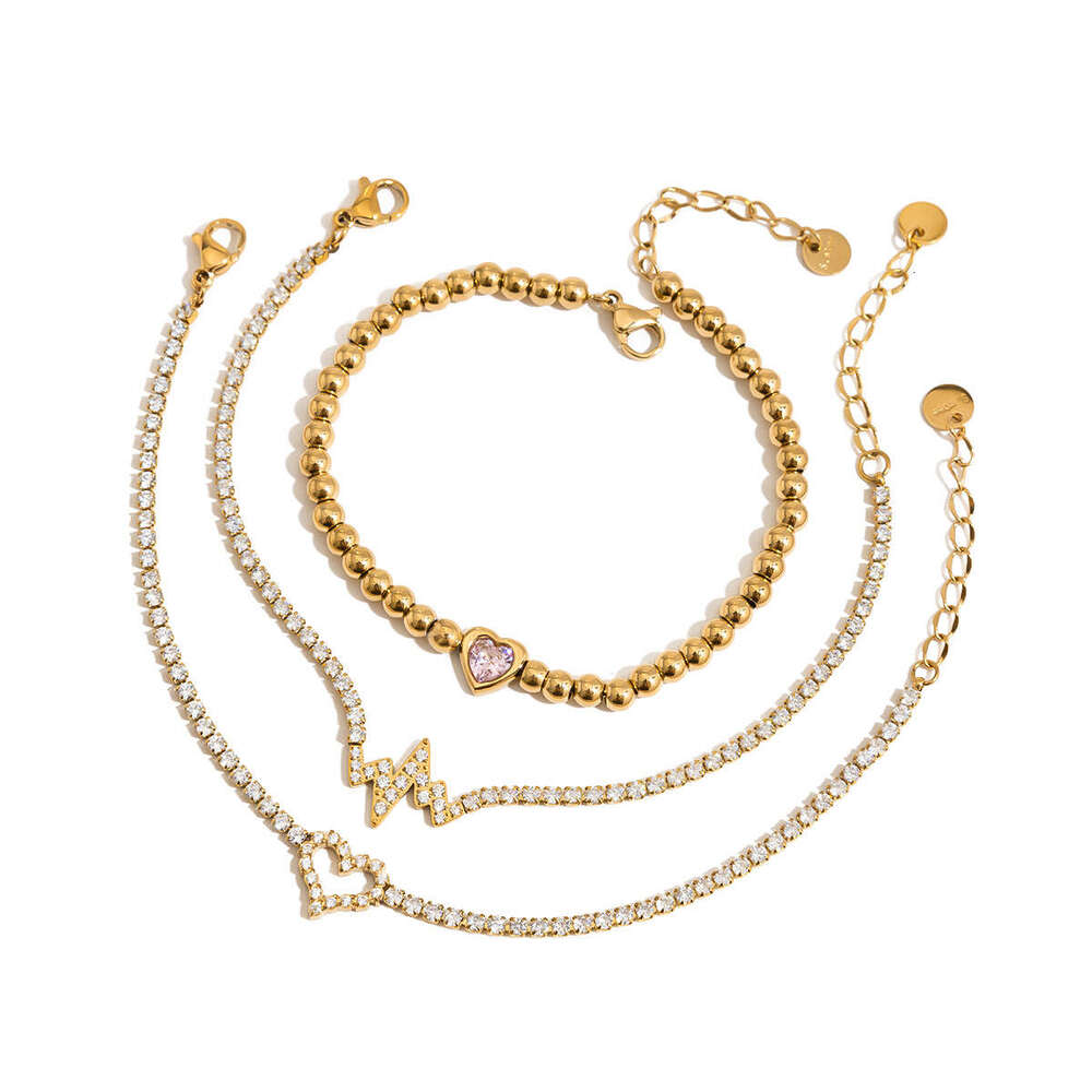 Stainless Zircon Jewelry Light High-end Non-fad Titanium Steel Jewelry Bracelet Designer for Women