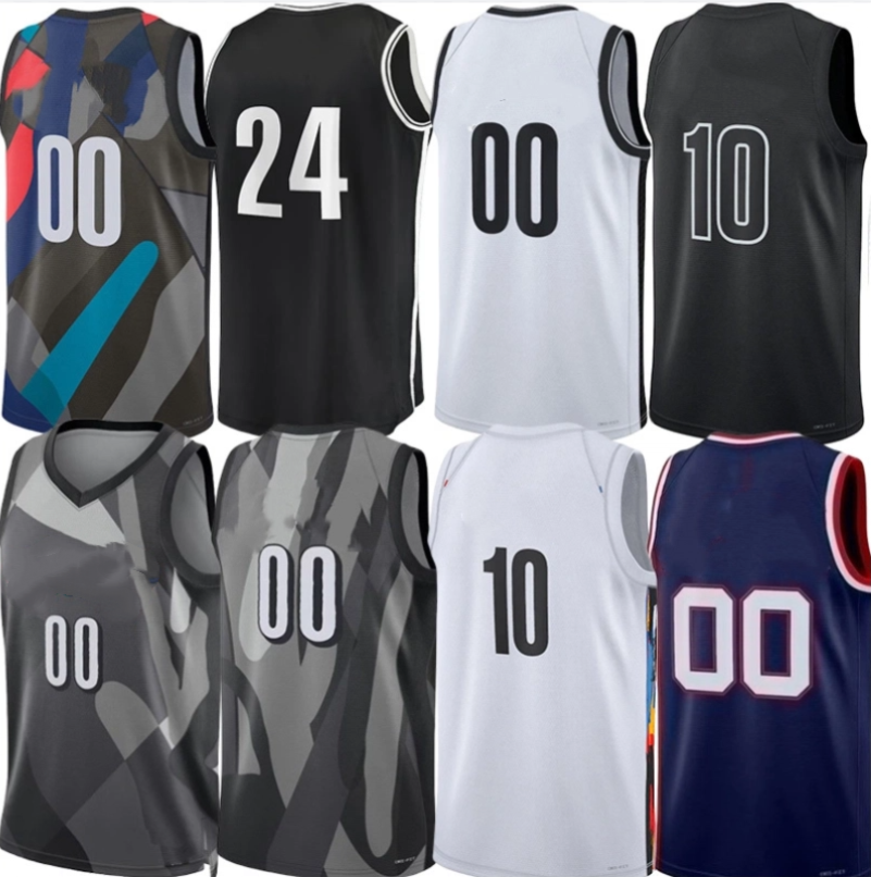 BKN Netts Basketball Jerseys Michael Porter Jr. Cam Thomas Nic Claxton Terance Mann Ziaire Williams Sharpe Egor Demin Keon Johnson City Jersey Custom Men