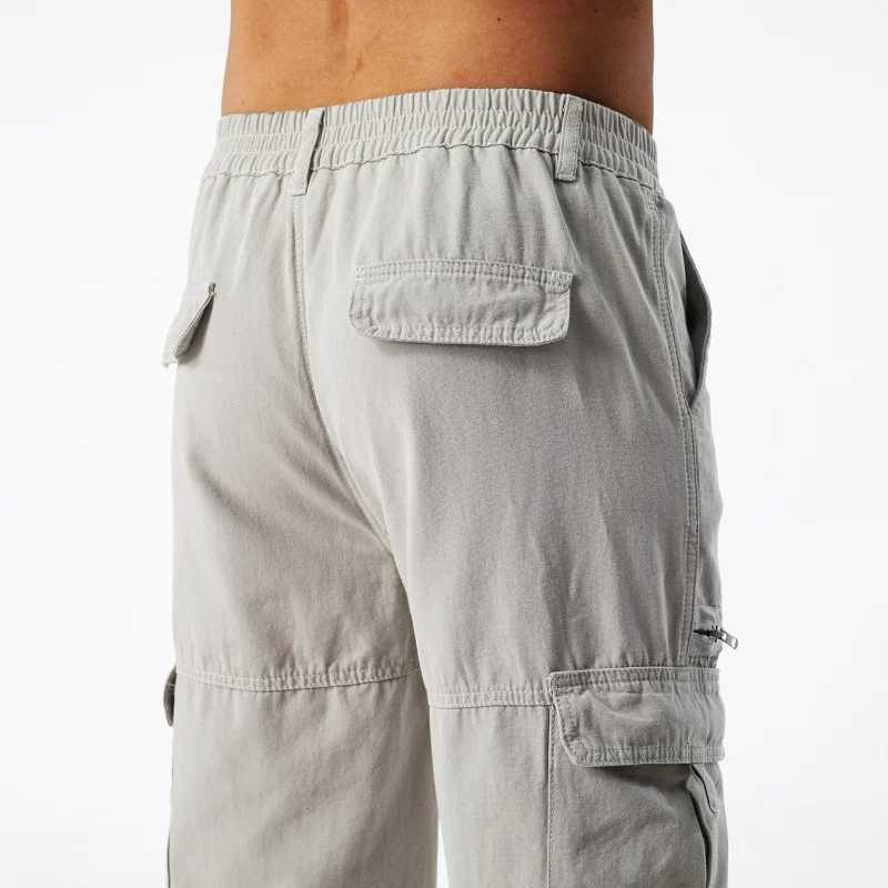 Mens Pure Cotton Wear-resistant Camouflage Cargo Pants Loose Tactical Work Sports Hiking Outdoor Multi-pocket Casual Pants W250812