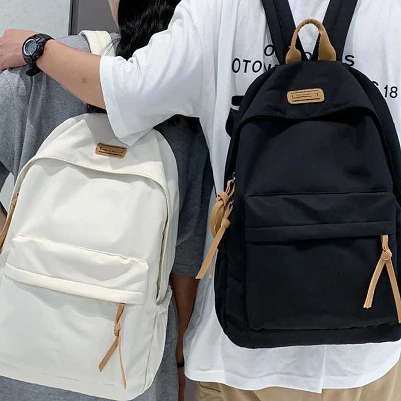 High School Harajuku Ins Versatile School Bag Middle School Students Junior High School Girls Trendy Backpack New Style Backpack W250812