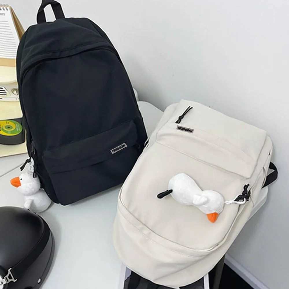Creative Waterproof Teenage Nylon Book Bag Large Capacity Backpack Fashion Students School Bag Travel Backbag Y250811