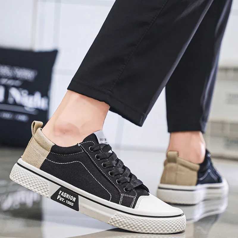 2025 New Mens Canvas Shoes Comfortable Plus Size 37-48 Skateboarding Shoes Wear Resistant Fashion Mens Casual Sneakers Z250812