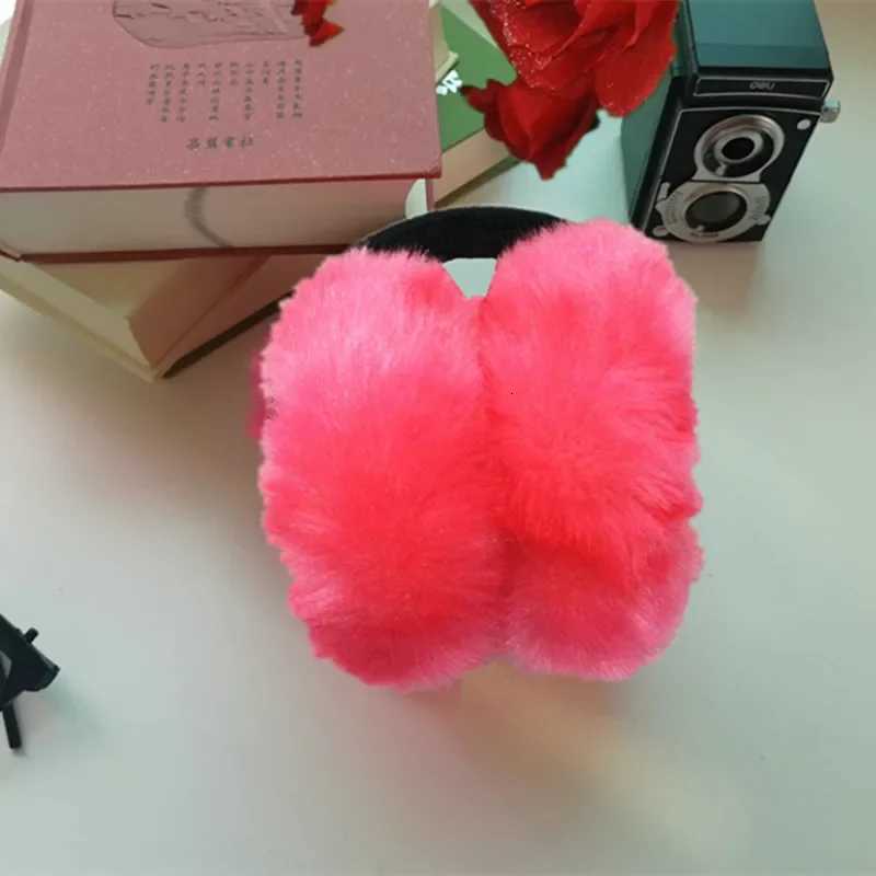 Unisex Earmuff Faux Fur Earmuff Thick Fur Winter Ear Warmer Plush Headphone Extensible for Children and Adults unicorn headphones XJ250812