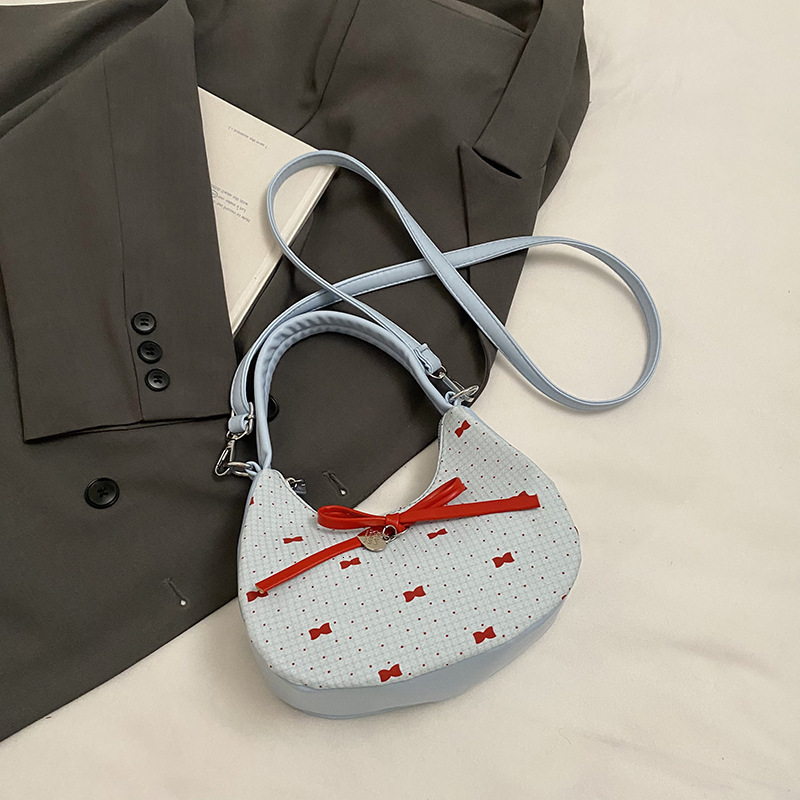 2025 Autumn New Shoulder Bag Niche Design Popular Bow bag Armpit Bag New Light Luxury Crossbody Bag Crescent Bag Autumn New Designer Bag