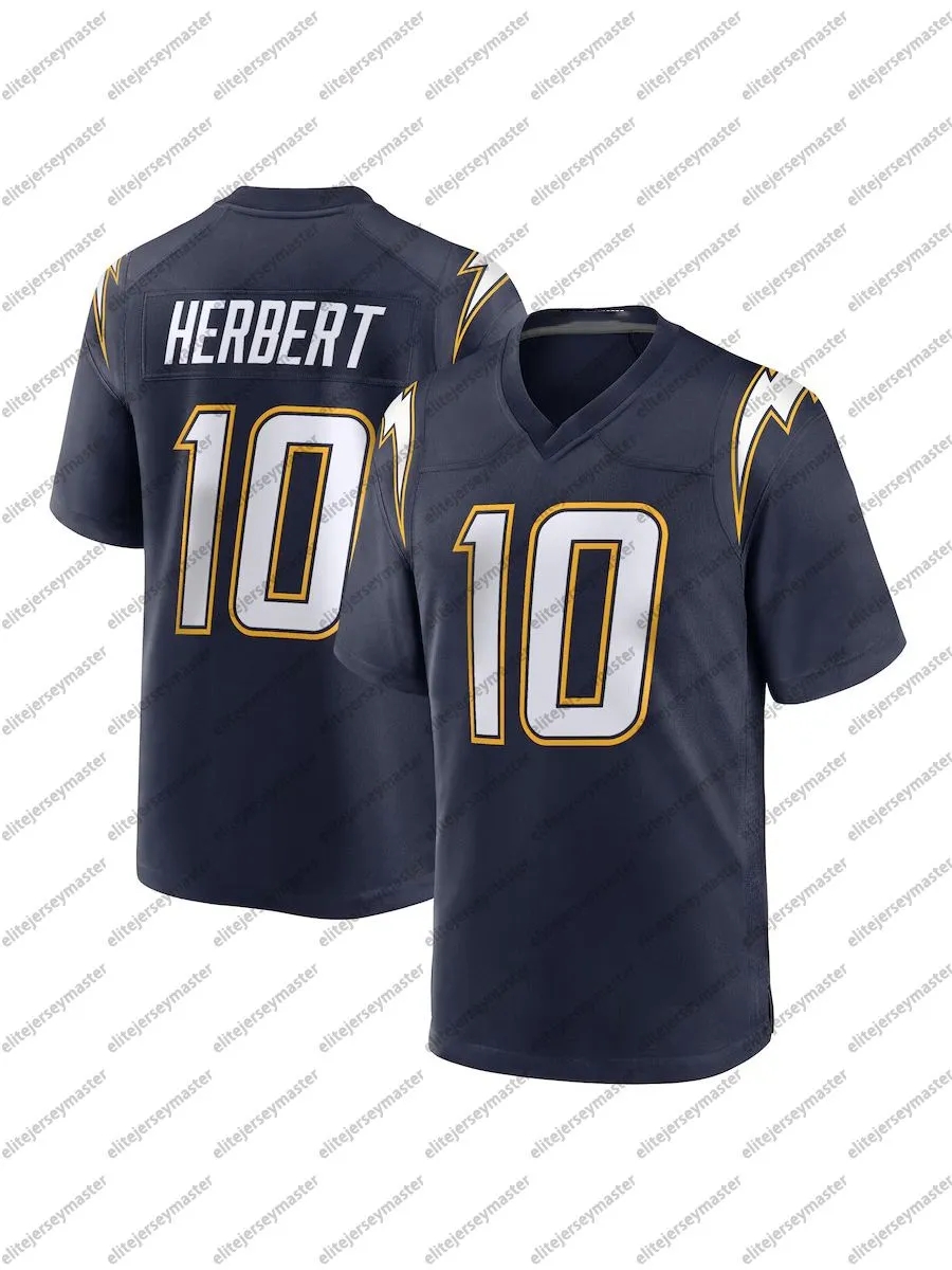 Omarion Hampton 8 Ladd McConkey 15 Cities Football Jerseys Justin 8 Heinicke 10 Herbert 27 Dobbins 28 Haskins Custom Any Number Name For Men Women You