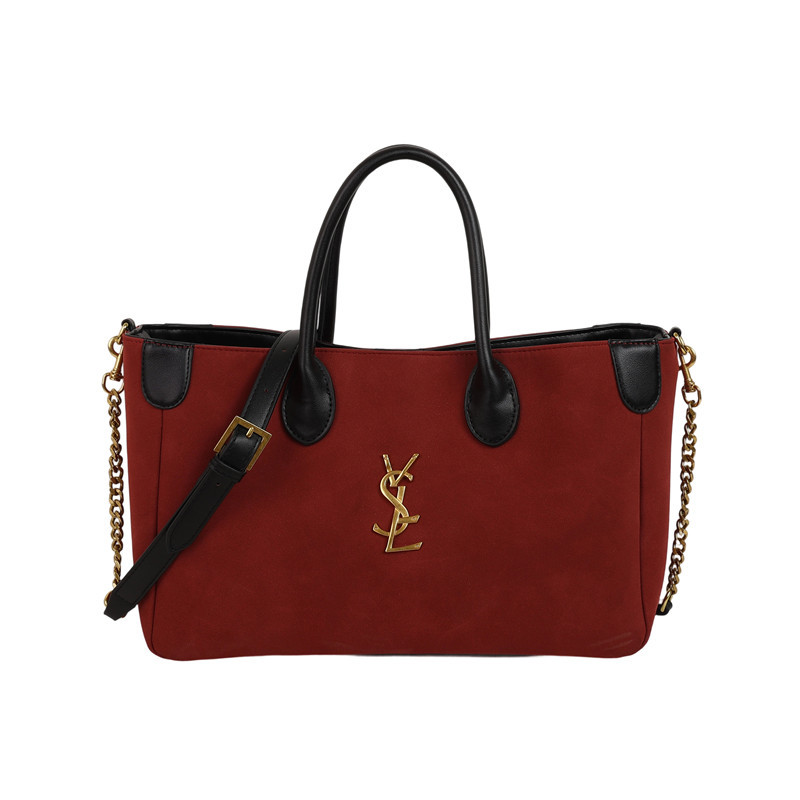 Free Shipping Designer New Best-Selling Women Suede Large Capacity Vintage Tote Bag Casual Versatile Shoulder Bag Crossbody bag Brick red Black Brown