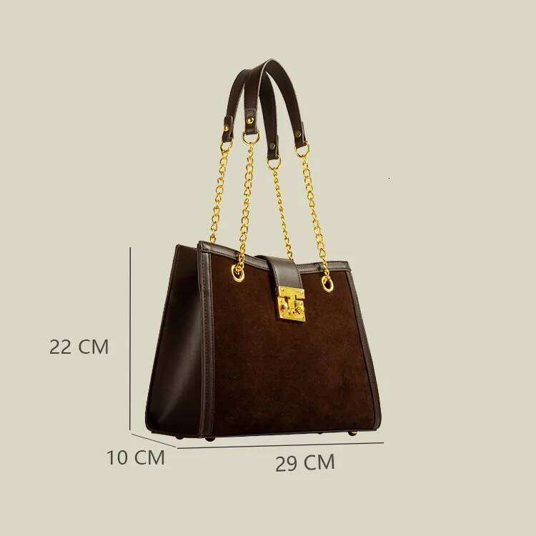 Hot Selling Winter Matte Leather Women Handbag Fashion Chain Female Shoulder Casual Big Tote Lady Crossbody Messenger Bag Designer Bags