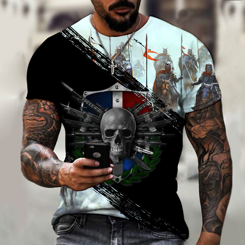 2025 New Summer 3D Digital Printing Sports Jersey Casual loose Short Sleeve T-shirt