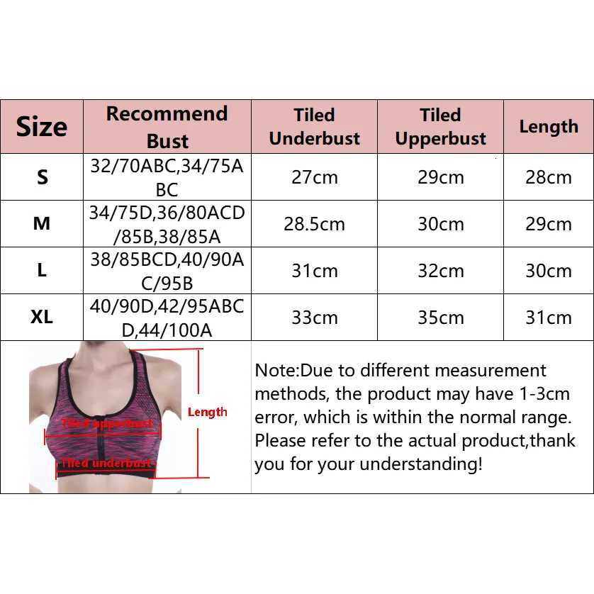 Women Sports Bra Front Zipper Sports Bra Breathable Shock-proof Underwear High Impact Bra Running Vest Fitness Workout Tops Z250812