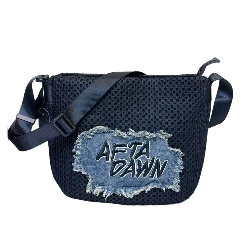 2025 Autumn New Women s Shoulder Bag New Mesh Color Block Denim Crossbody women s Bag Autumn New Designer bag Bag Large Capacity Shoulder Bag Fashiona
