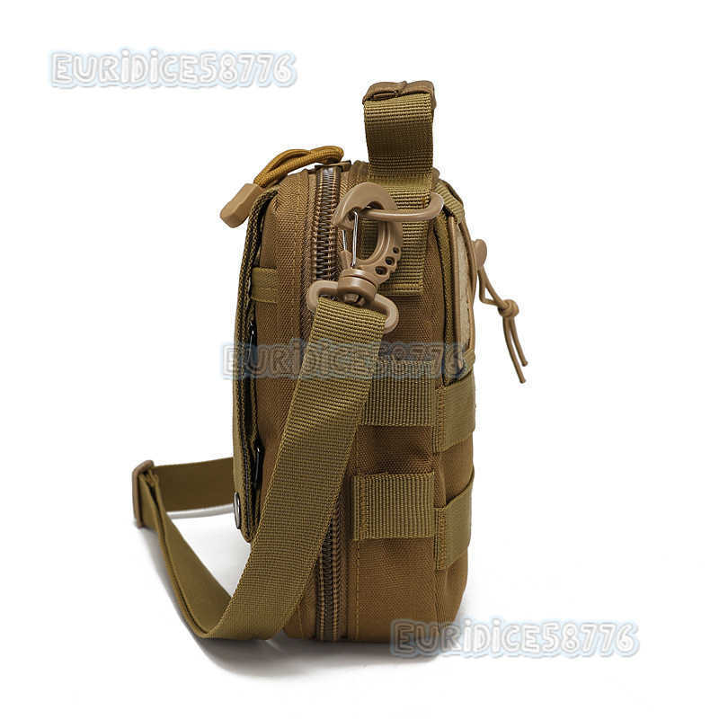 Outdoor Military Fan Camouflage Riding Mountaineering Light One Shoulder Messenger Bag Digital Storage Bag Waterproof One Shoulder Bag H250811